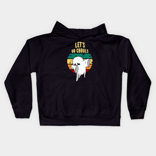 Let's Go Ghouls Kids Hoodie by Myartstor 